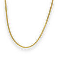 10KT Yellow gold semi-solid French chain