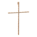 14kt Yellow Gold Natural diamond cross pendant