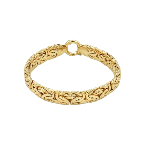10kt Yellow Gold Byzantine Bracelet