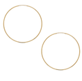 14kt Yellow Gold Big Hoops