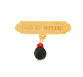 14kt yellow gold God Bless me pendant